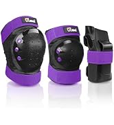 JBM Adult &amp; Kid Knee Pads Elbow Pads and Wrist Guards for Roller Inline Skating Scootering Skateb...