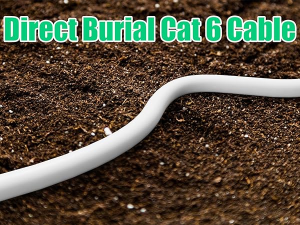 Cat 6 Direct Burial Ethernet Cable