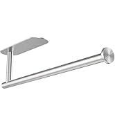 Gewtur Paper Towel Holder Under Cabinet - Self Adhesive Paper Towel Roll Holder Wall Mount, Gewtu...