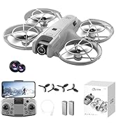 Drone with HD Camera for Adult Beginners, Brushless Motor, One Key Take Off/Land, Optical Flow Po...