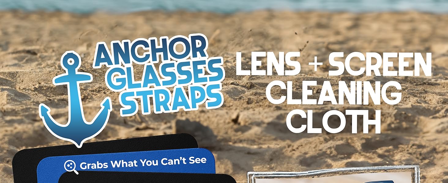 glasses cleaning cloth lens camera wipes microfiber cleaning cloth anchor glasses straps grips