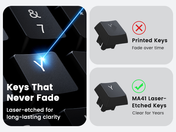keys that never fade cause of laser etched