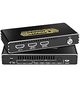 CORSAHD 8K@60Hz 4K@120Hz HDMI 2.1 Splitter 1 in 2 Out,48 Gbps,HDCP 2.3,Supports VRR,ALLM,HDCP Byp...