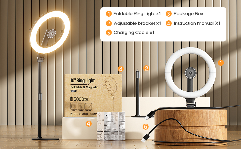 Magnetic Ring Light