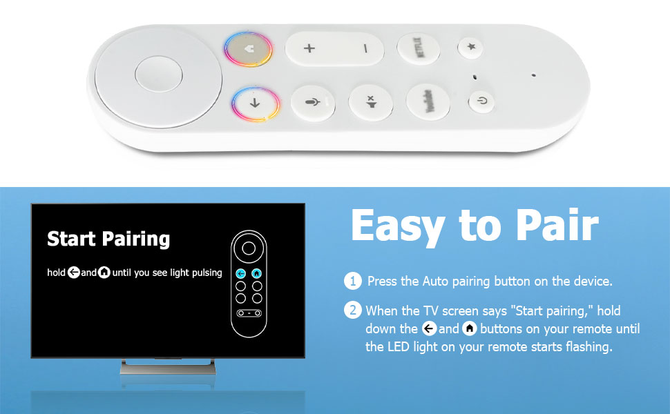 Replacement Remote for Google TV Streamer