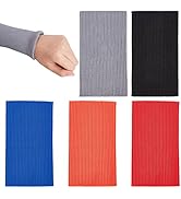 BENECREAT 10Pcs 5 Colors Knit Cuff Sleeve Ribbing Cuff Material, 5.9x3.3inch Tubular Rib Cuffing ...