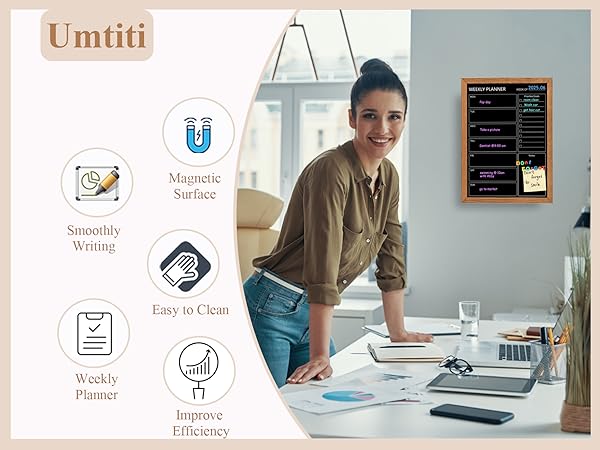 Blackboard Magnetic Surface Blackboard Calendar Chalkboard Blackboard