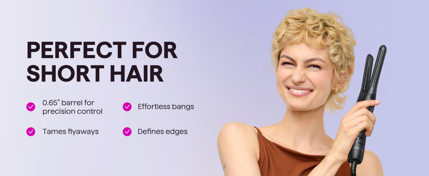 curling for short hair