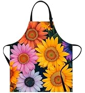 THISFIND Apron Home Kitchen Cooking Baking Gardening for Women Men with Pockets, apron waterproof...
