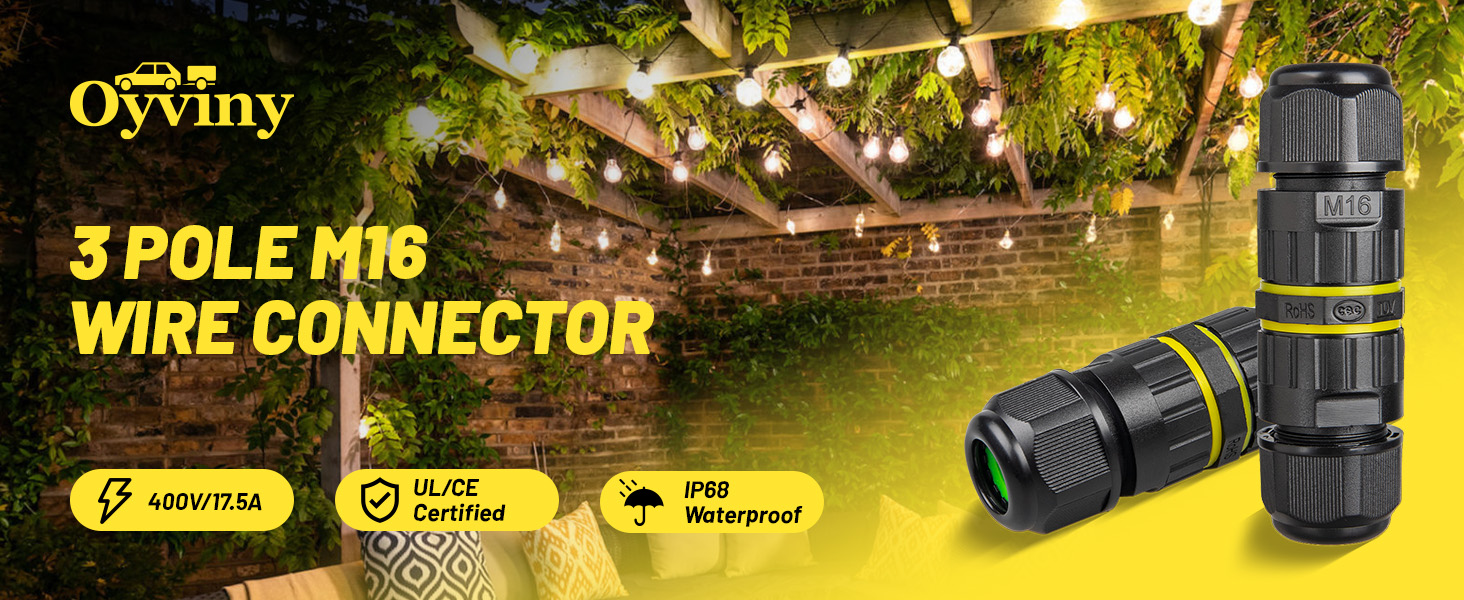 3 PIN JUNCTION BOX CONNECTOR