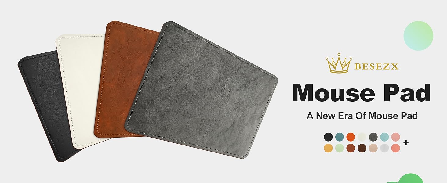 leather mouse pad