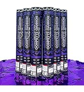 Confetti Sky [6 Pack] 12 Inch Confetti Cannons | Purple Mylar Confetti Poppers for Wedding Celebr...