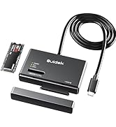 SUIDEK M.2 NVMe SSD Enclosure Adapter Type-C 10Gbps to M.2 and SATA Hard Drive Reader External M....