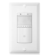 ECOELER Motion Sensor Dimmer Light Switch, in-Wall Electronic Dimmer with PIR Infrared Motion Act...