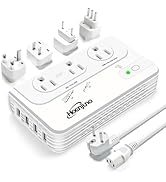 Hoenjuno 2000W Voltage Converter for Hair Dryer, 220V to 110V Converter for Curling Iron, Straigh...