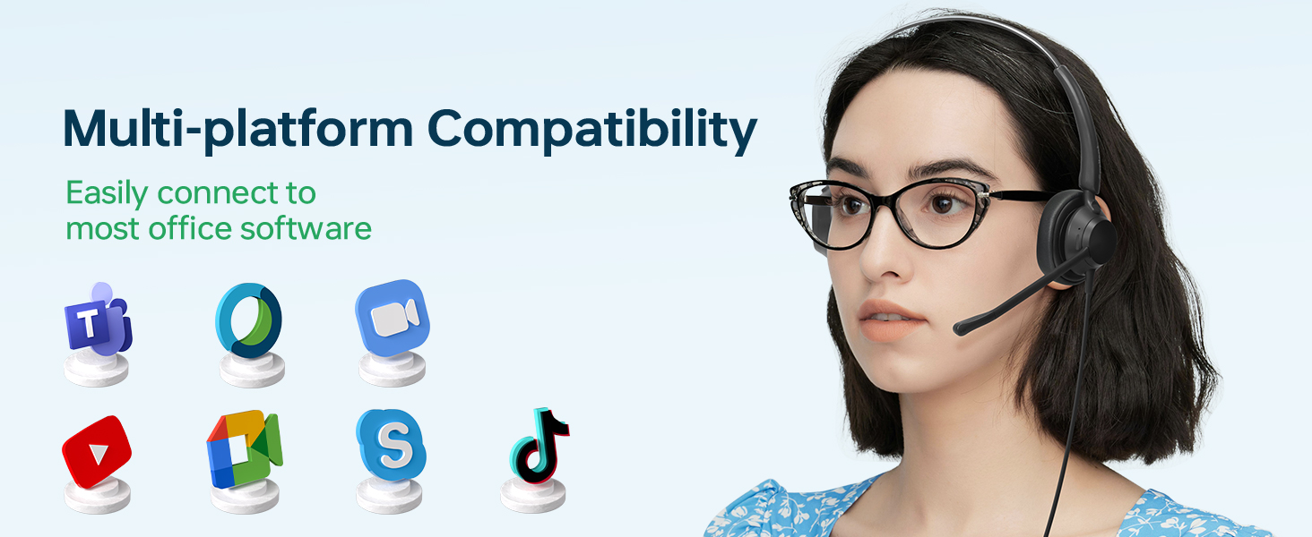 noise cancelling headphones with mic, headphone with microphone for pc, headset for work