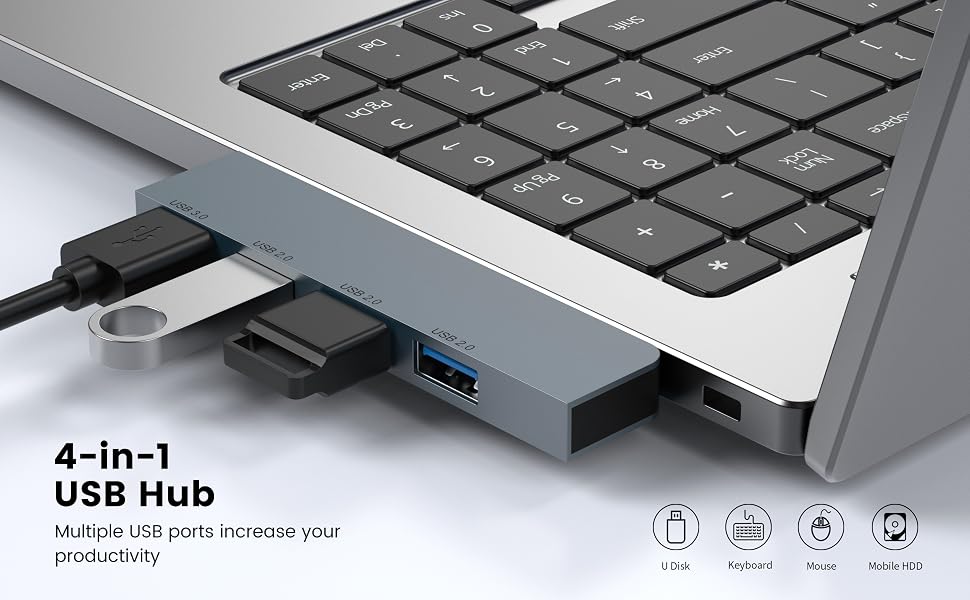 grey usb hub right