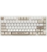 BOYI Lucky75 Aluminum CNC Quick Release Mechanical Keyboard,BT5.0/2.4G/Type-C Tri-Mode Custom RGB...