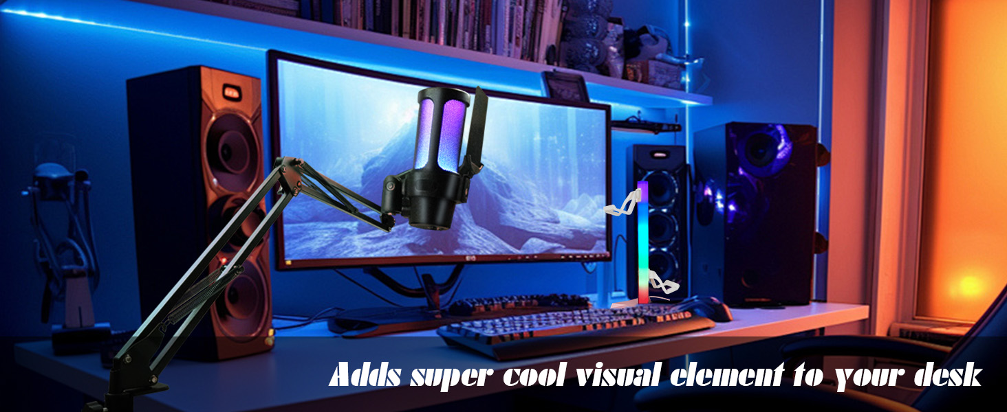 PC gaming microphone