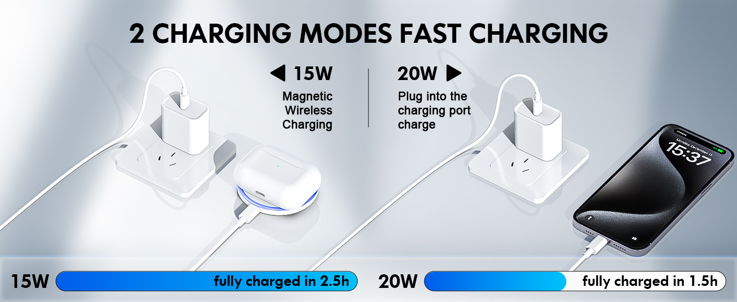 2 CHARGING MODES FAST CHARGING