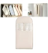 Space Saving Hanging Garment Bag with Self Compression Zipper, 2025 New Space Saver Clothes Stora...
