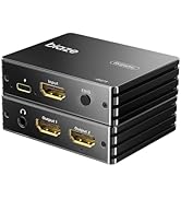 8K@60Hz HDMI Splitter 1 in 2 Out, Not for Extended Display-Mirror Same Screen Only, Supports 4K@1...