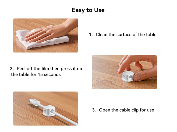 Magnetic Cable Clips
