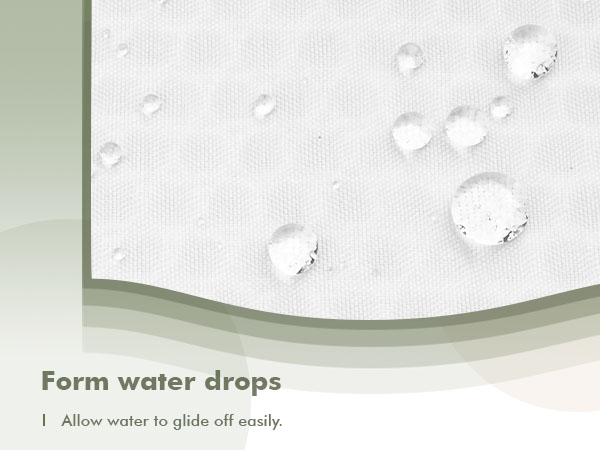 wate repellent fabric white shower curtain liner