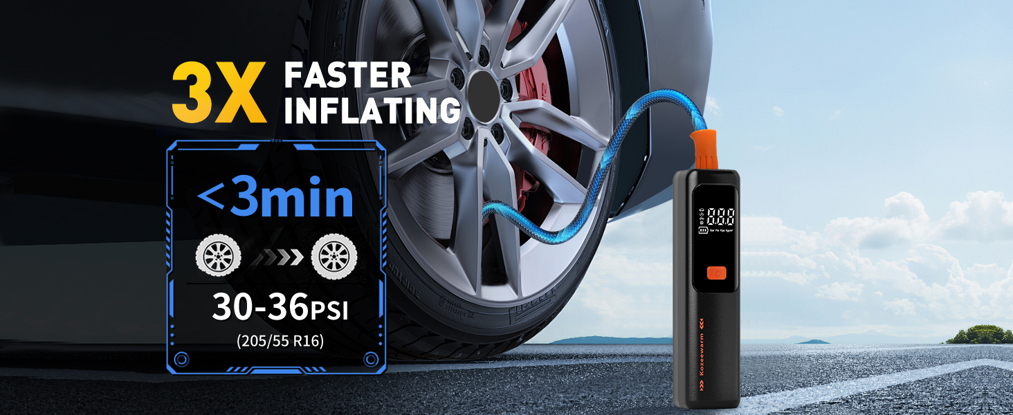 portable air compressor for car tires