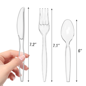 plastic knives forks spoons