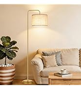 TJOY Floor Lamp for Living Room, Floor Lamp with 12W 3 Color Temperatures Bulb, Metal Standing La...