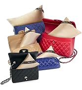 Bag-a-Vie Purse Pillow Shaper Insert - Luxury Purse and Handbag Shapers [5-Pack] Champagne