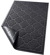 LuxStep Door Mat Large 24x36 Inch Indoor Outdoor Doormat, Non-Slip Low-Profile Design Floor Mat, ...