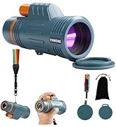 Monocular Telescope High Powered 10x42 Monoculars for Adults,Compact Portable Monocular with Hand...