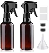 Hethyo Plastic Spray Bottles 12oz Mist Spraying Bottle Continuous Mister Spray Bottle Heavy Duty ...