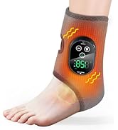 AFDEAL Foot Ankle Massager for Pain Relief, Cordless Ankle Heating Pad with Massage, Foot Massage...