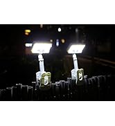 Clip On Solar Lights Outdoor with Motion Sensor, 360°Rotatable &amp; Vertically Adjustable Solar Fenc...