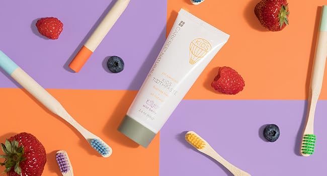 kids toothpaste, all natural ingredients, organic flavoring safe for kids and adults toothpaste
