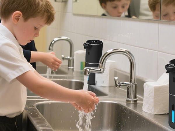 The automatic soap dispenser touchless is designed for versatility