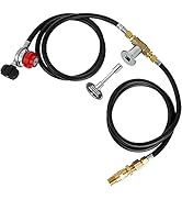 Skyflame LP Burner Connection Kit, Propane Fire Pit Replacement Parts with 1/2" Control Valve Key...