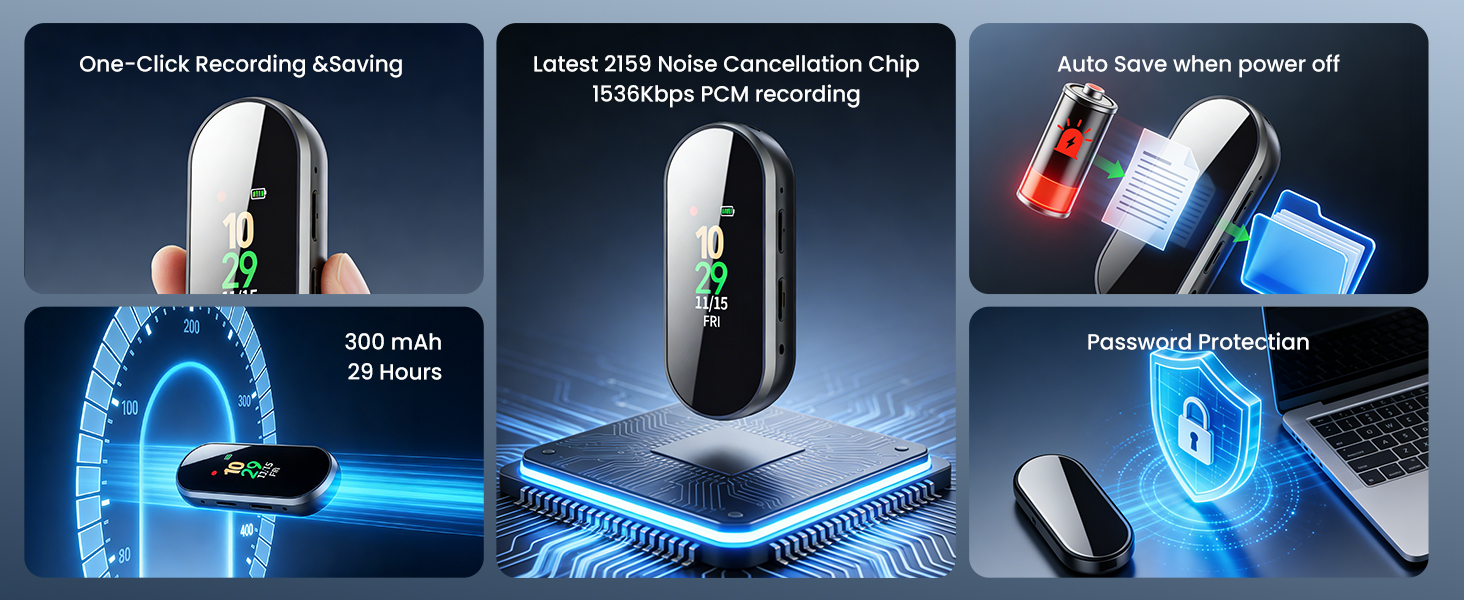 voice recorder with playback