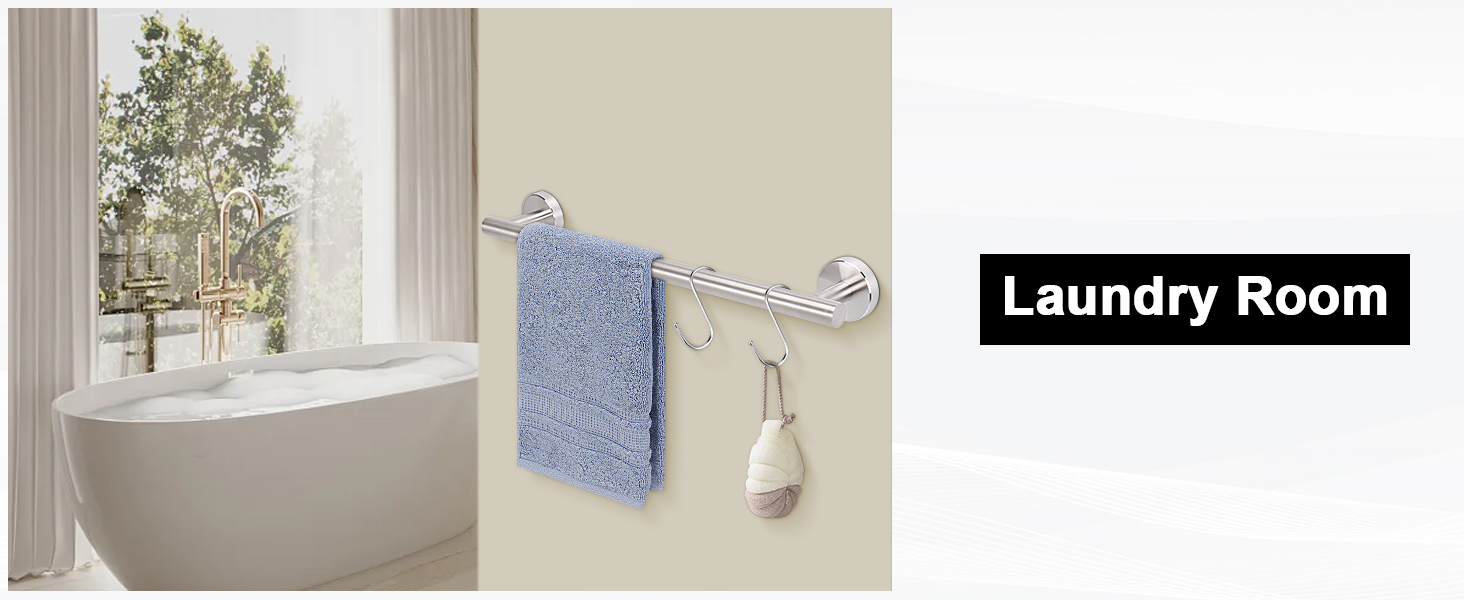 Heavy Duty Towel Holder Wall Mounted