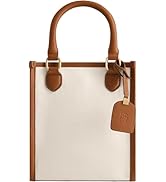 Tommy Bahama Women's Tote Bag, North South Canvas Travel Purse Handbag with Adjustable Shoulder S...