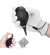 [Upgraded Version] Soft Tip Silicone Camera Dust Blower Lens Air Blower with Cleaning Cloth,Camer...