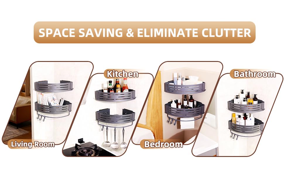 shower caddies space saving&amp;amp;eliminate clutter