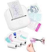 Memoking T02 Sticker Printer - Print Pods Mini Printer Portable Thermal Inkless Label Maker Pocke...