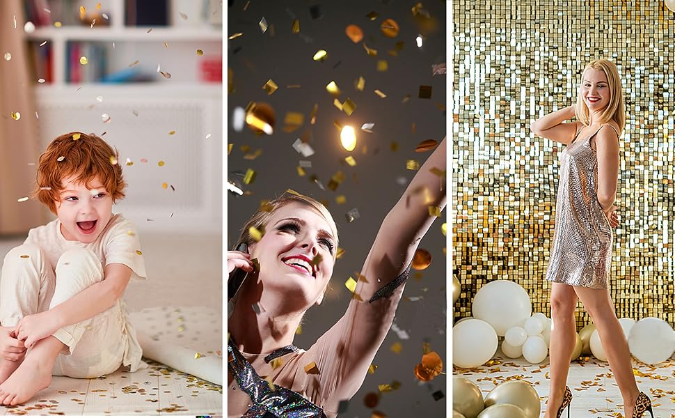 Gold Confetti Popper