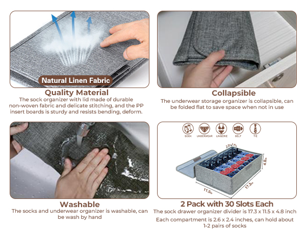 sock organizer