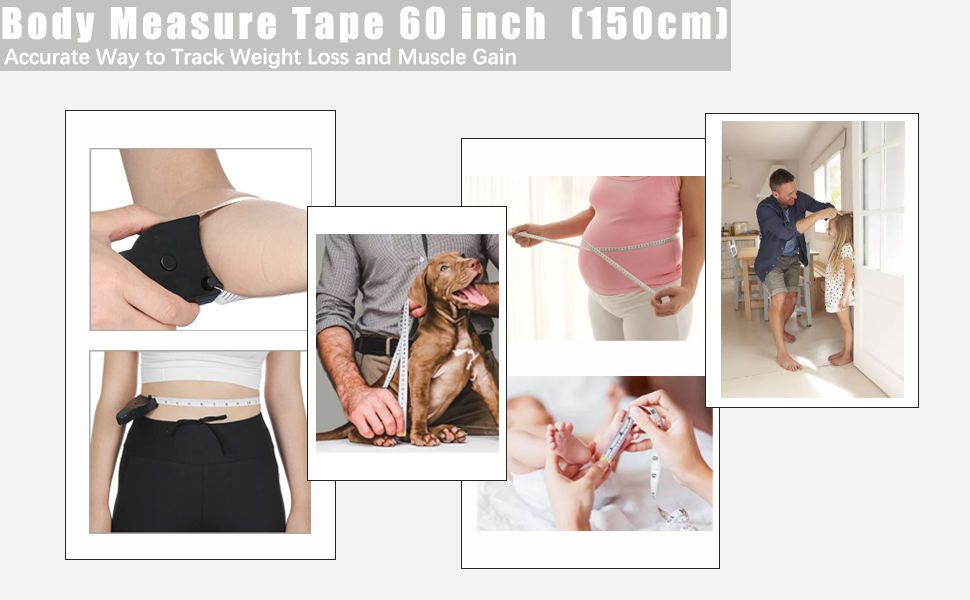 body tape measure of 2 pcs