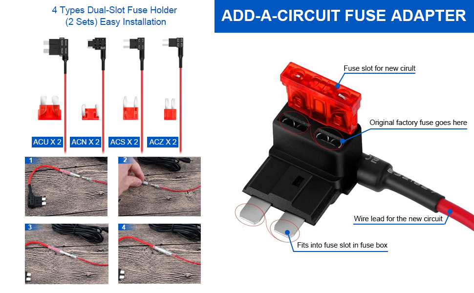 24 Hours Parking Monitor hardwire kit